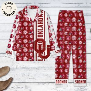 The University Of Oklahoma Boomer Logo Design Pijamas Set