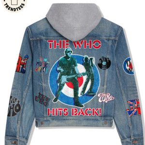 The Who Hits Back Hooded Denim Jacket