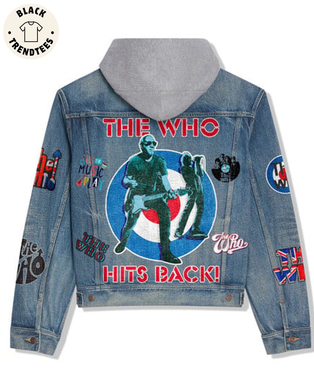 The Who Hits Back Hooded Denim Jacket