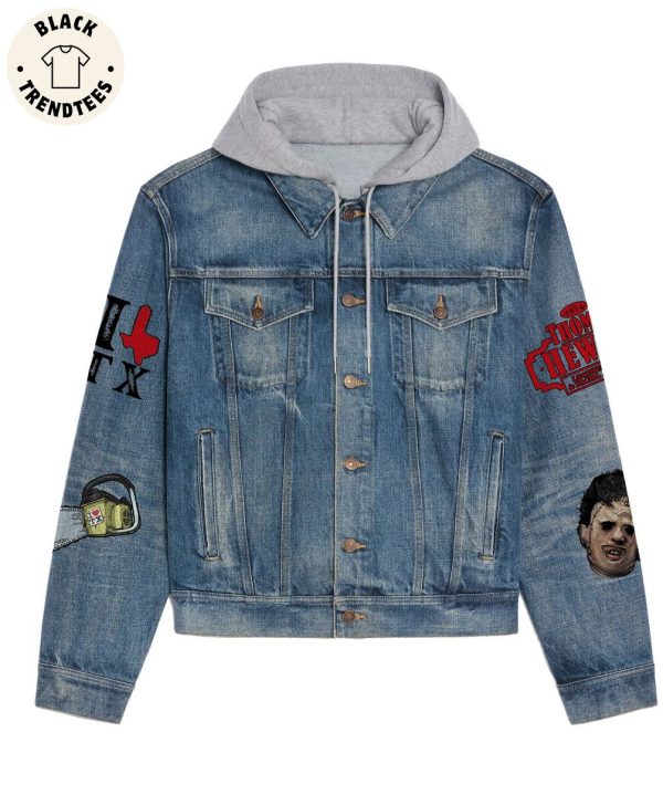 Thomas Hewitt Welcome To Texas Hooded Denim Jacket