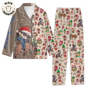 Un Navidad Sin Ti Bad Bunny Christmas Design Pijamas Set