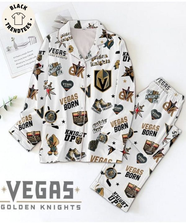 Vegas Born Knight Up Golden Knights Pijamas Set