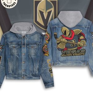 Vegas Golden Knights Hooded Denim Jacket