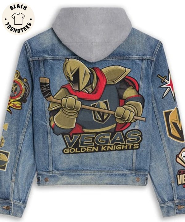 Vegas Golden Knights Hooded Denim Jacket