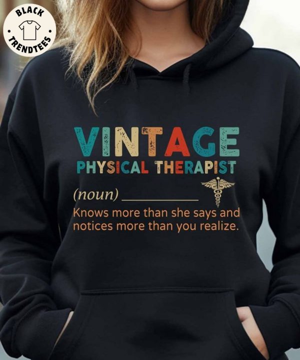 Vintage Physical Therapist 3D Hoodie