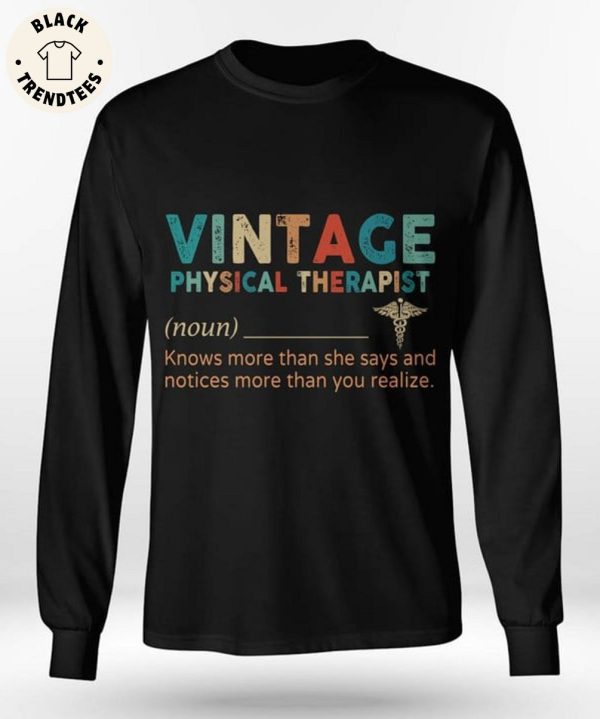 Vintage Physical Therapist 3D Hoodie