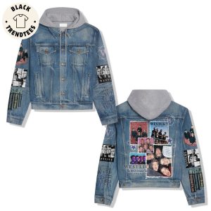 Westlife Greatest Hits Portrait Design Hooded Denim Jacket