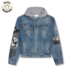 Westlife Greatest Hits Portrait Design Hooded Denim Jacket