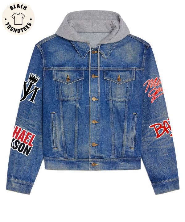 Who’s Bad I’m Bad Hooded Denim Jacket