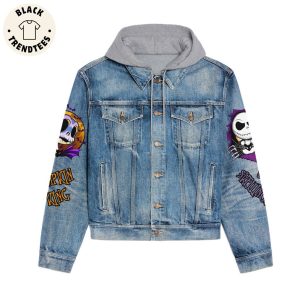 Wonderful Nightmare 1993 Skull Design Hooded Denim Jacket