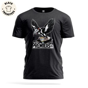 AFL-Collingwood Magpies 2023 Black Design 3D T-Shirt