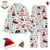 Bieber Mistletoe White Design Pajamas Set