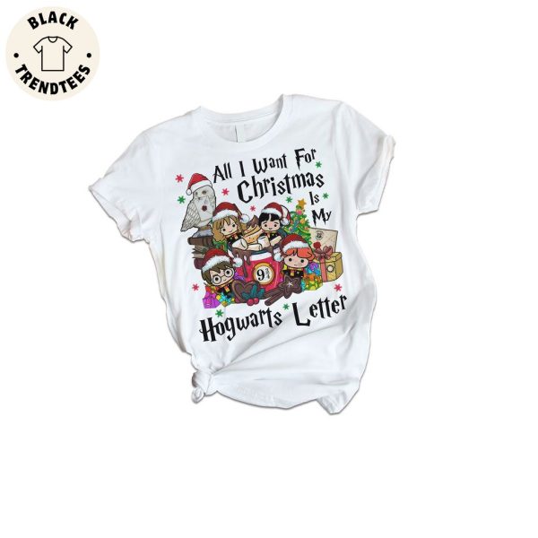 All I Want For Christmas Is My Hogwarts Letter White Design Pajamas Set