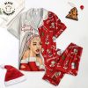 Beyonce All The Jingle Ladies Portrait White Christmas Design Pajamas Set