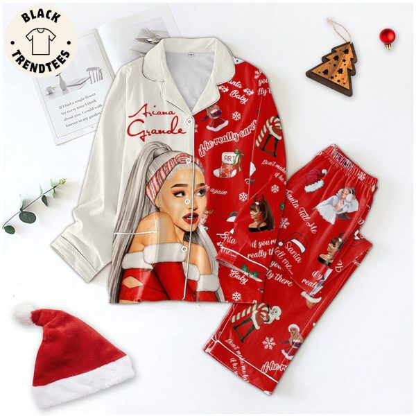 Ariana Grande Singers Santa Baby Christmas Design Pajamas Set