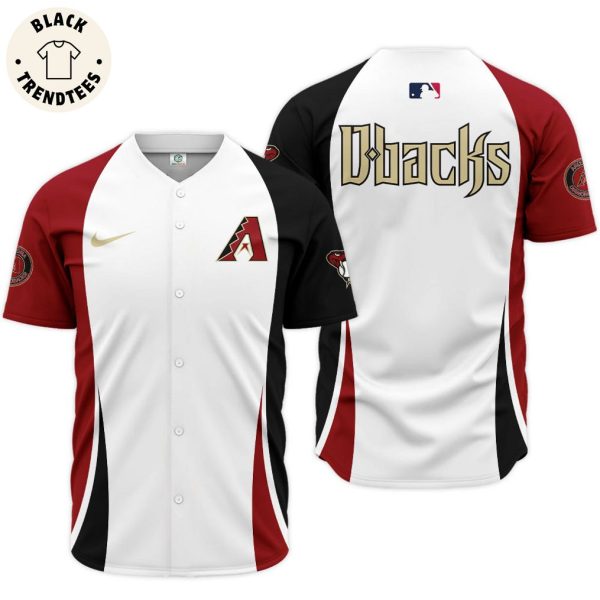 Arizona Diamondbacks Logo Design On Sleeve Baseball Jersey