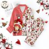 ASCE Christmas Green White Design Pajamas Set