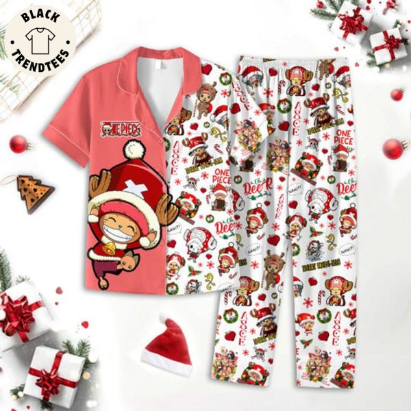 ASCE Christmas Pink Design Pajamas Set