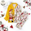 ASCE Christmas Red White Design Pajamas Set