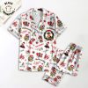 Bad Bunny Christmas Red Deisgn Pajamas Set