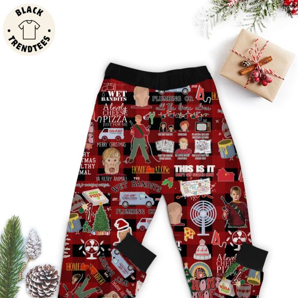 Battle Plan By Kevin McCallister This Is It Don’t Get Scared Now Christmas Design Pajamas Set