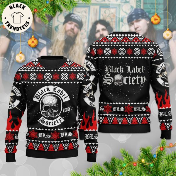 Black Label Society Skull Design 3D Sweater