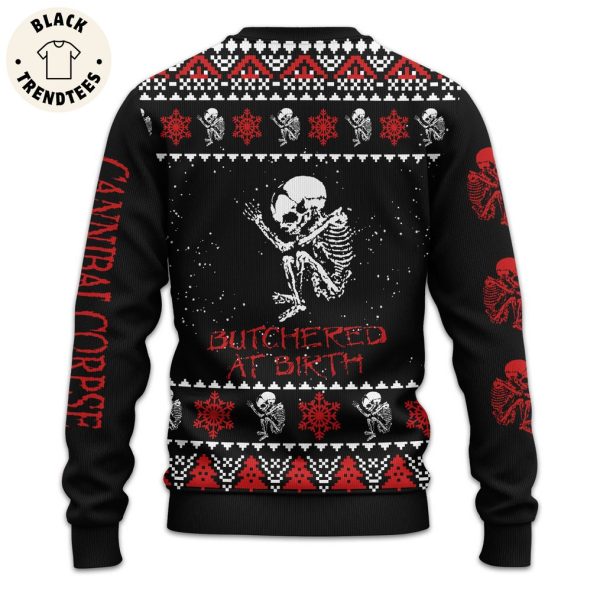 Cannibal Corpse Butchered At Birth Skull Design 3D Sweater