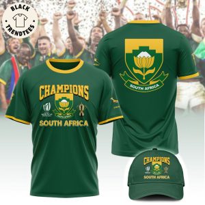 Champions South Africa Logo Design 3D T-Shirt