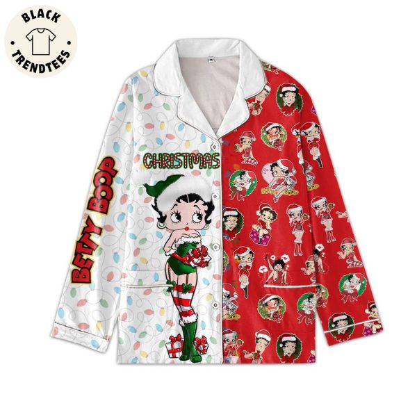 Christmas White Red Design Pajamas Set