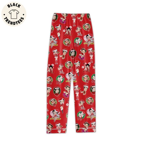 Christmas White Red Design Pajamas Set