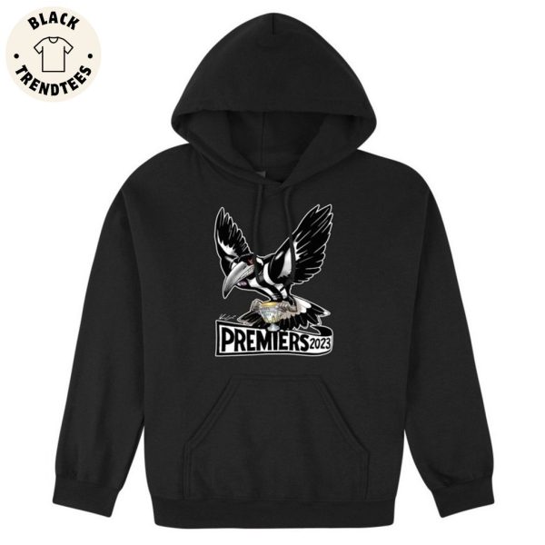 Collingwood Magpies Champions Premiers 2023 Mascot Design 3D Hoodie