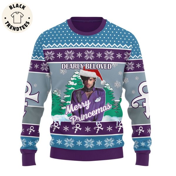 Dearly Beloved Merry Princemas Christmas Design 3D Sweater