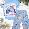 Fairytale Of New York Blue Christmas Design Pajamas Set