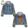 Freddy Fazbear Portrait Design Hooded Denim Jacket