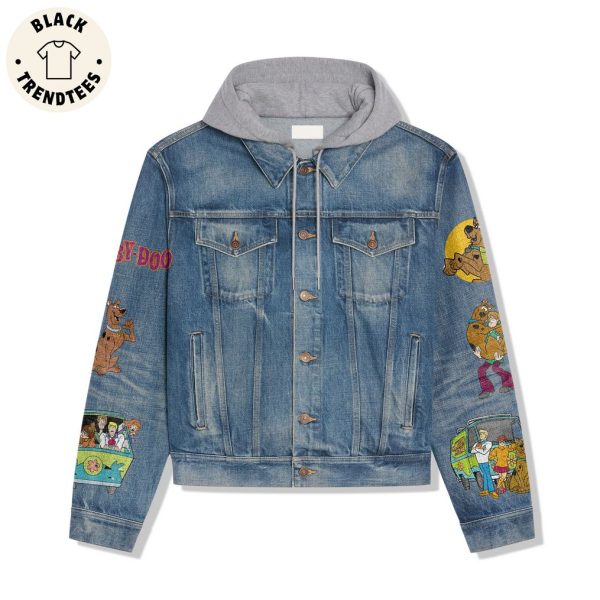 Everyday Is Halloween Scooby Design Hooded Denim Jacket