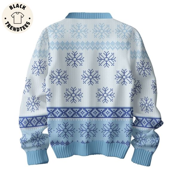 Family Blue White Christmas Design 3D Sweater
