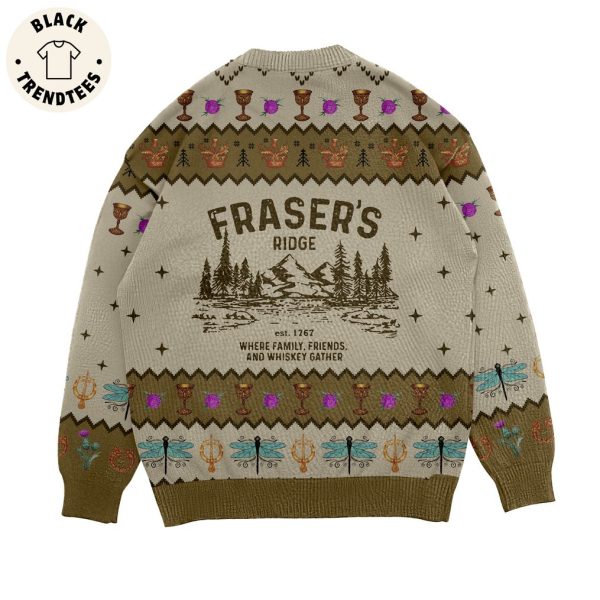 Fraser’s EST 1767 Where Family Friends And Whiskey Gather Design 3D Sweater