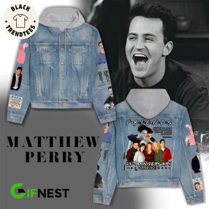 Friends 29th Anniversary 1994-2023 Portrait Design Hooded Denim Jacket