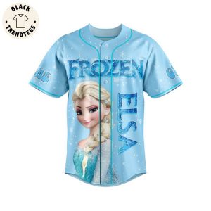 Frozen Elsa In The Big Sister Let It Go Blue Design Baseball Jersey