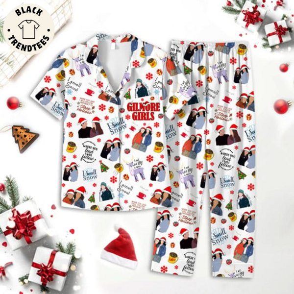 Gilmore Girls Christmas White Design Pajamas Set