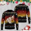 Ho Ho Ho Christmas Green Design 3D Sweater