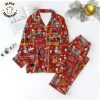 I Believe In Santa And Coffee Christmas Green Pajamas Set