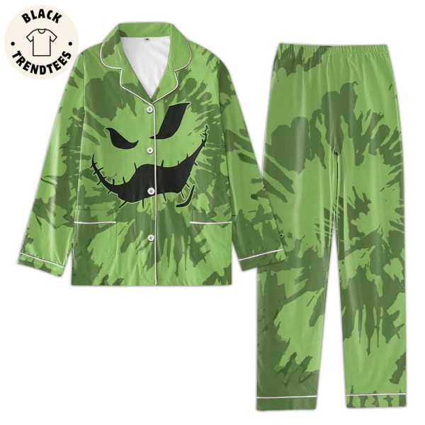 Halloween Green Design Pajamas Set