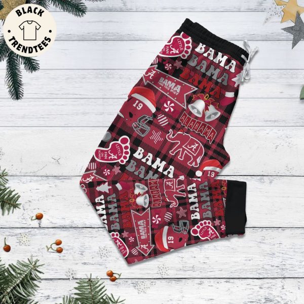 Have A Glory Christmas With Alabama Crimson Tide Red Christmas Design Pajamas Set