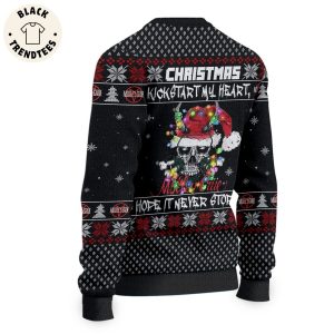 Have A Motley Sizzmas Happy Crue Year Black Christmas Design 3D Sweater