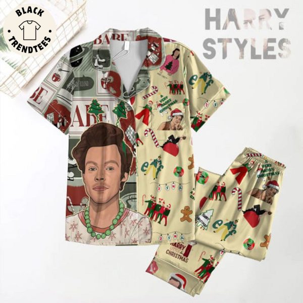 Have Yourself A Harry Little Christmas Portrait Design Pajamas Set