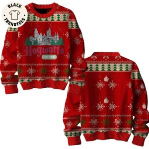 Hogwarts Red Design 3D Sweater