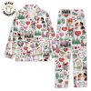 I Love Lucy Naughty Nice Red Design Pajamas Set