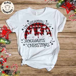 Im Dreaming Of A Hogwarts Christmas White Design Pajamas Set