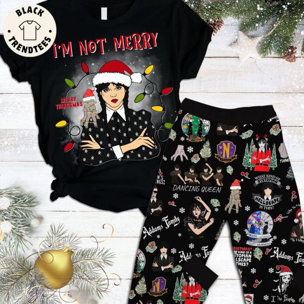 I’m Not Merry Christmas Dancing Queen Design Pajamas Set